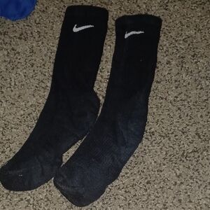 Nike Black Athletic Crew Socks